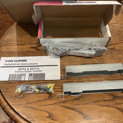 ( EPT-2 ) SILVER VON DUPRIN INGERSOLL RAND EPT-2 POWER TRANSFER HINGE NEW