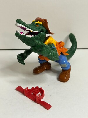 MI Teenage Mutant Ninja Turtle vtg fig playmates tmnt 1989 Leatherhead alligator