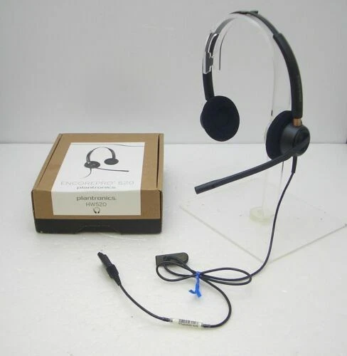 Plantronics HW520 EncorePro Binaural Over-The-Head Telephone