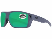 NEW Costa Del Mar Diego Matte Gray Frame w/ Green Mirror 580G Lens DGO98OGMGLP