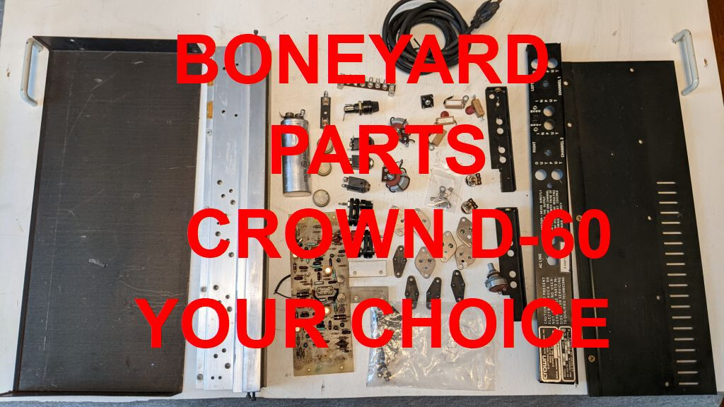 Crown D-60 vintage audio equipment - eBay listing photo 4