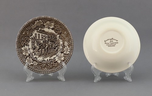 Royal Tudor Coaching Taverns 1828 Teile zur Wahl teller schale tasse braun - Bild 21 von 26