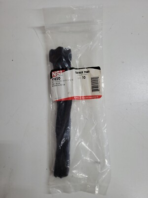 1) New! NSi Hook & Loop 8'' 10ct V850 Cable Ties