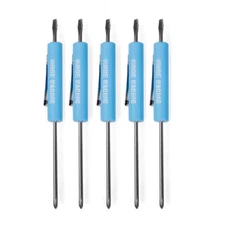 Promotional MUGE Tools Pocket Screwdriver Flat Tip & Phillips Top 5PCS Lot Kit