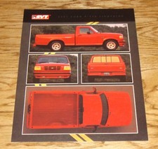 Original 1995 Ford Truck Svt F-150 Lightning Sales Sheet Brochure 95
