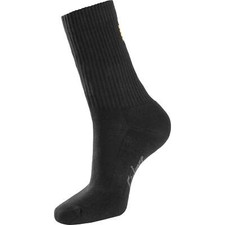 Snickers 9214 Cotton Work Socks Black 7 - 10 Pack of 3