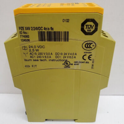 NEW PILZ PZE X4V 2/24VDC 774582 safety relay UPS Shipping