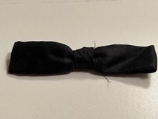 Vintage Royal Rust Resistant Black Bow Tie Clip On