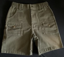 Vintage Boy Scouts Of America Shorts Youth Size 12 Green Waist 26" BSA Scouting