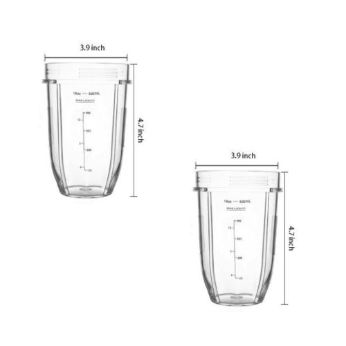 Accessories for Nutri Ninja Bullet Parts Auto IQ 1500 1000 900 Cups