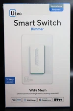 Utec Smart Dimmer Switch, WiFi Mesh, White (US01)