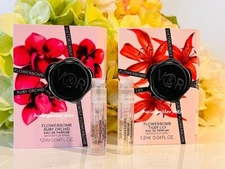2 Viktor & Rolf Flowerbomb Tiger Lily & Ruby Orchid EDP Perfume Sample 1.2 ml