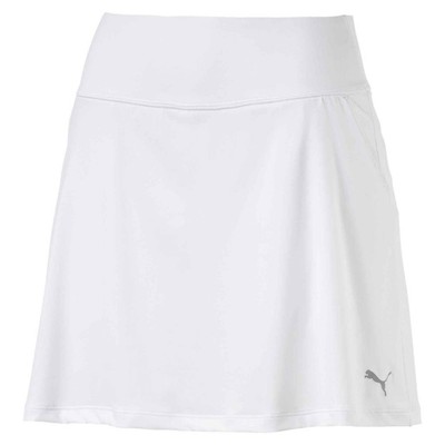 ''NEW'' PUMA WOMENS PWR SHAPE SOLID KNIT SKIRT-SIZE X LARGE-WHITE  #574542 02