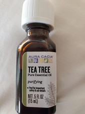 Aura Cacia Pure Essential Oil Tea Tree Purifying 0.5 fl oz 15 mL 