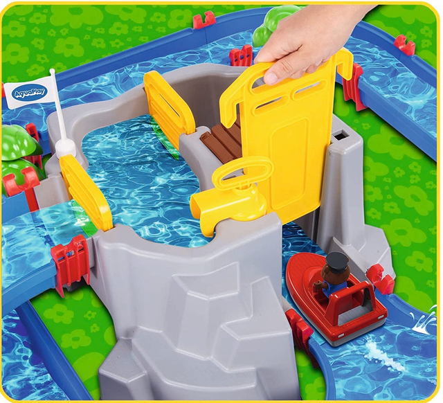 aquaplay mountain lake water playset