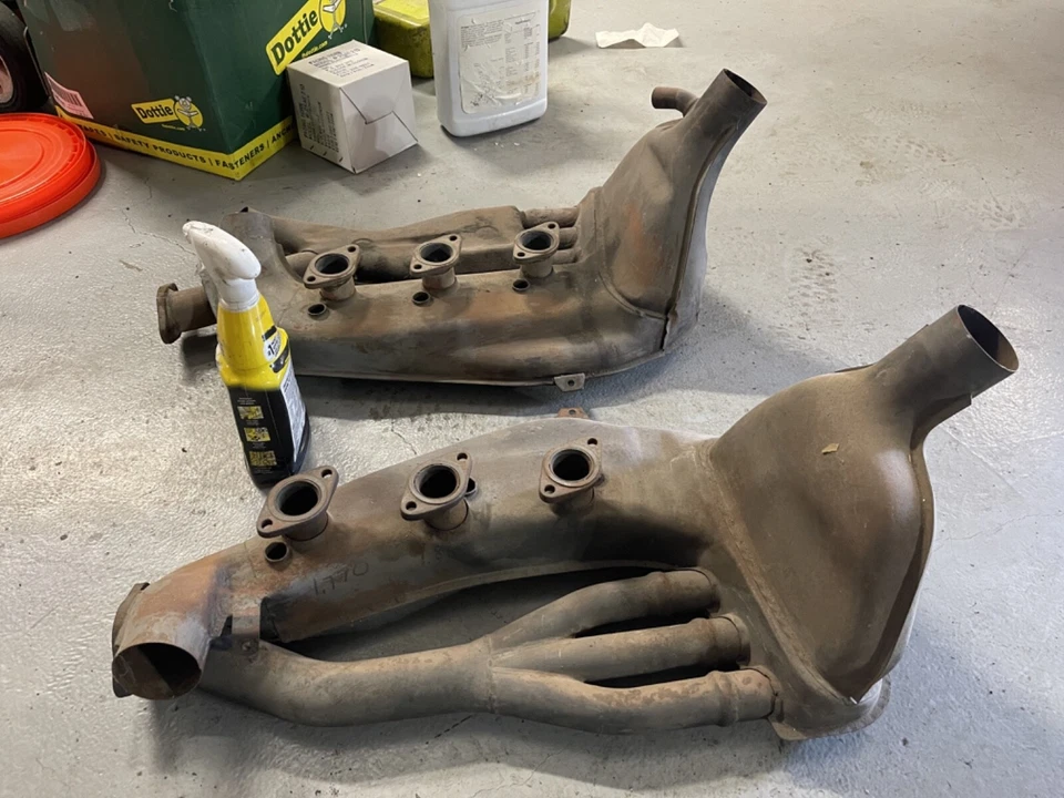 Porsche 911 T E или S правый и левый теплообменник 1972 1973 оригинальный производитель оборудования - Изображение 2 из 4