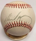 Autographed DERRICK MAY  Rawlings Official National League Baseball  w/COA