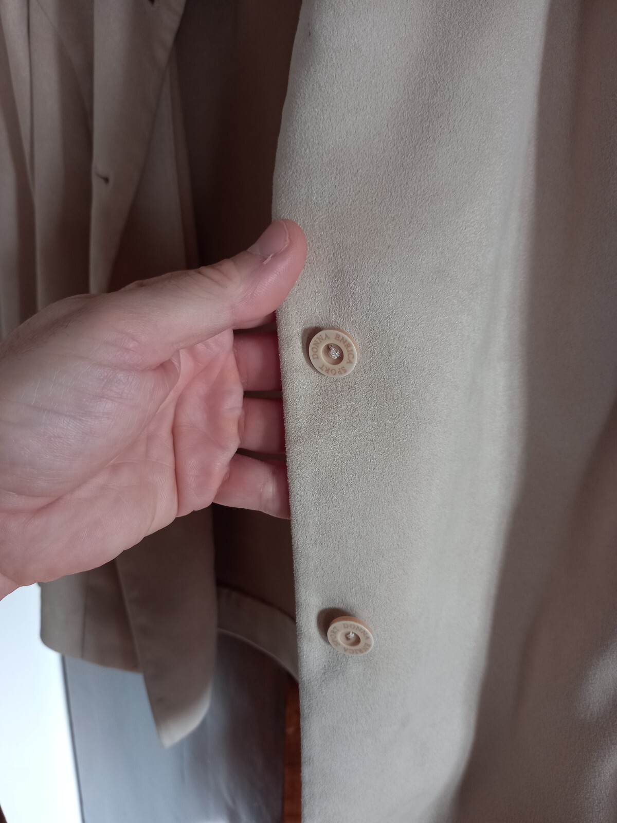 97% POLYESTER VISCOSE LIGHT BEIGE LIGHTWEIGHT JAC… - image 18