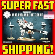 💥💥BUILT XV88 Broadside Battlesuit Tau T'au Empire Warhammer 40k Missile Drones