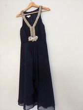 pretty monsoon dress size 8 Blue with silver features  prom party evening