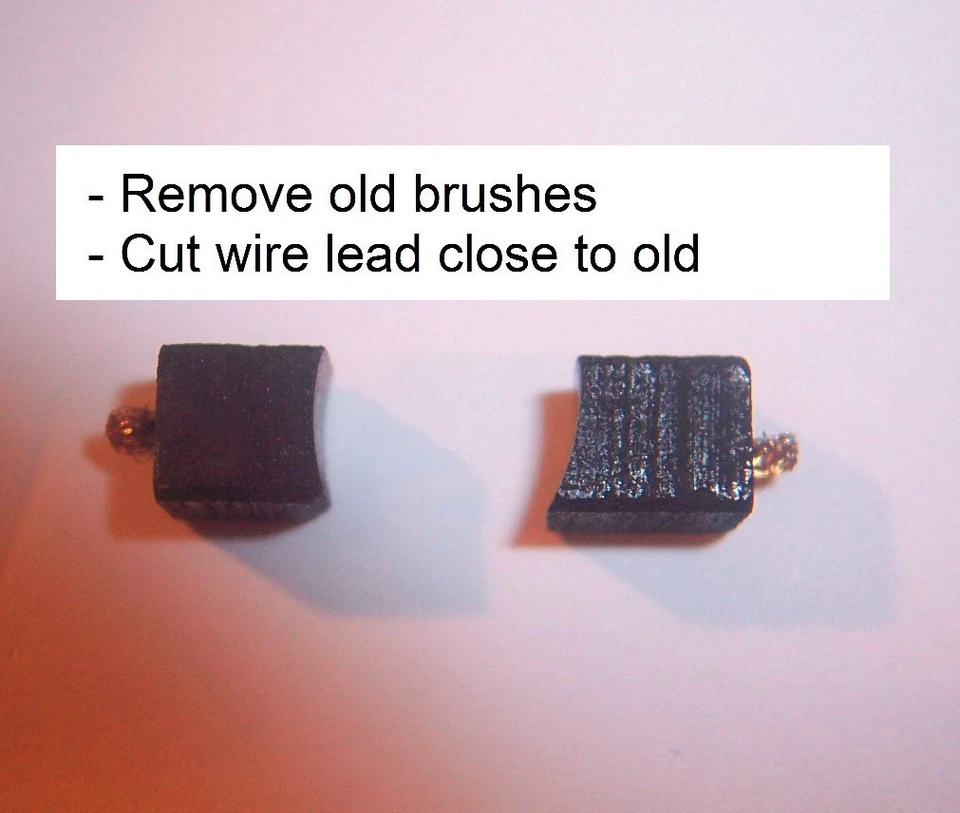 FIX Remington RM1425 & RM1015P Electric Pole Saw 8-Amp Motor Carbon Brush Set(2) - Image 2 of 4