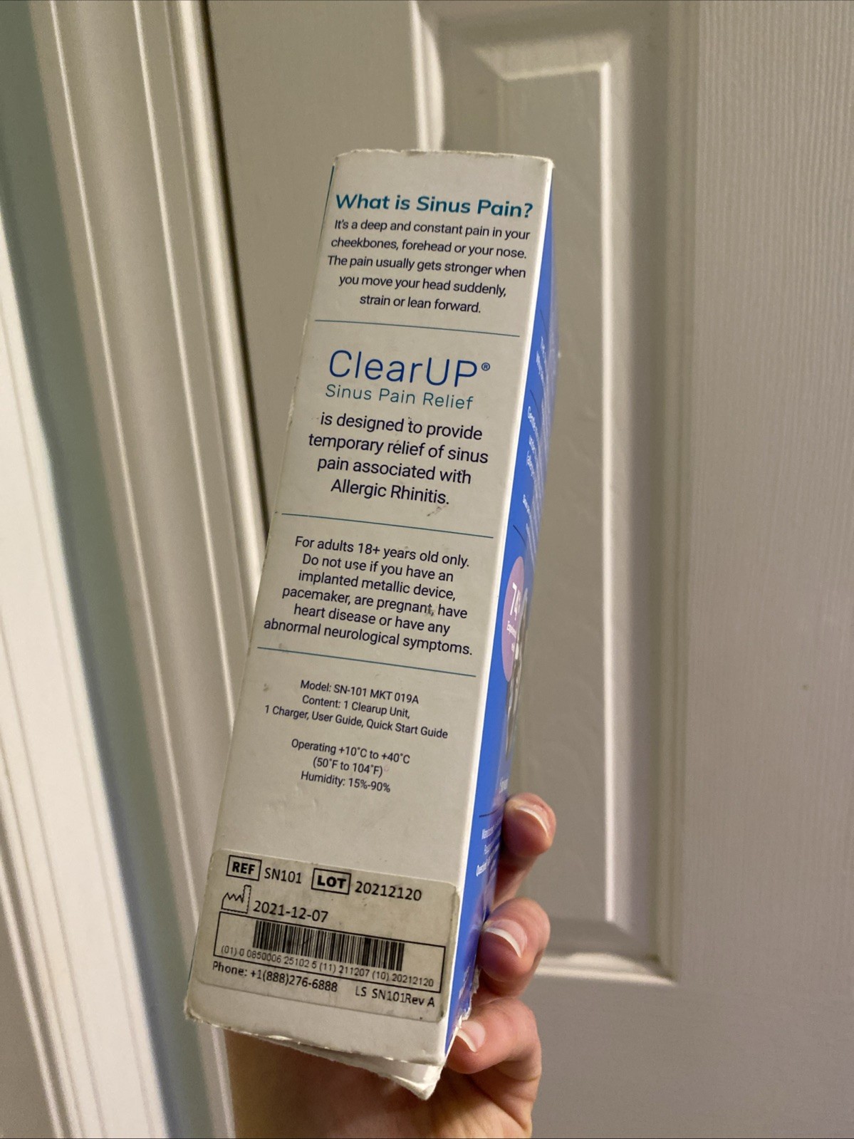 Clear Up Sinus Pain Relief Micro current Treatment Device By Tivic Health Read