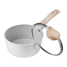 1.5 QT Saucepan Nonstick Saucepan Tempered Glass Lid Multipurpose Cooking