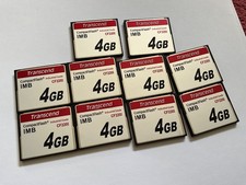 Lot 10pcs4gb Transcend industrial Compactflash memory card NIKON CANON CF DSLR