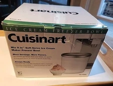 Cuisinart ICE-45RFB 1-1/2-Quart Icecream Maker Freezer Bowl. NEW. Bowl Only 