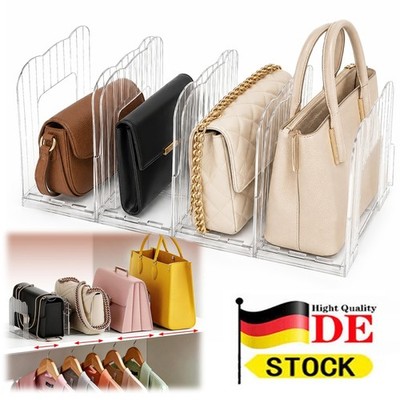 Handtaschen Trenner Aufbewahrung 1 Set Verstellbare Taschen Organizer Schrank