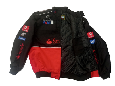 Veste Collector Mercedes-Benz F1 - Vodafone Santander Mobile 1 - Rouge Et Noire
