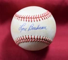 Lou Boudreau Autograph American League OAL Signed Baseball