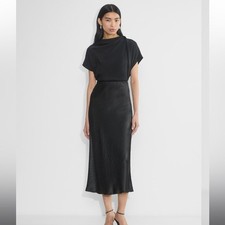 Aritzia Babaton Slip Satin Maxi Skirt size 4