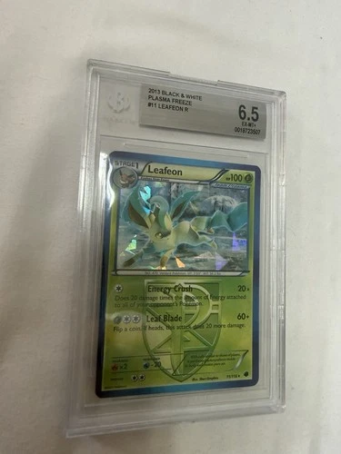 Leafeon #11 - BGS 6.5 Graded Pokémon Plasma Freeze Rare