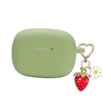 for JBL Vibe Beam/JBL Vibe 200TWS Case Cover with Cute Strawberry Charm Green