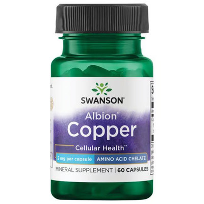 Albion Kupfer 2 mg 60 Kapseln Swanson Health Products
