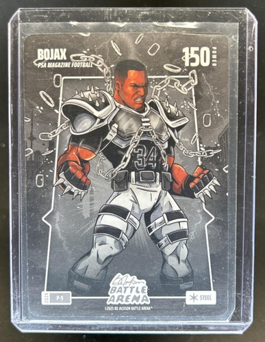 2026 Bo Jackson Battle Arena Bojax Steel PSA Magazine Football #P-9