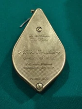 Vintage Irwin Straight Line Chalk Line Reel Plumb Bob Works. V G Condition.