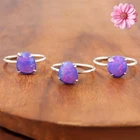 Ethiopian Welo Opal Gemstone 925 Sterling Silver Handmade Jewelry Ring Gift For