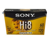 New Sealed Sony Hi8 Digital8 P6-120HMPL 120 Minute Metal Particle Video Cassette