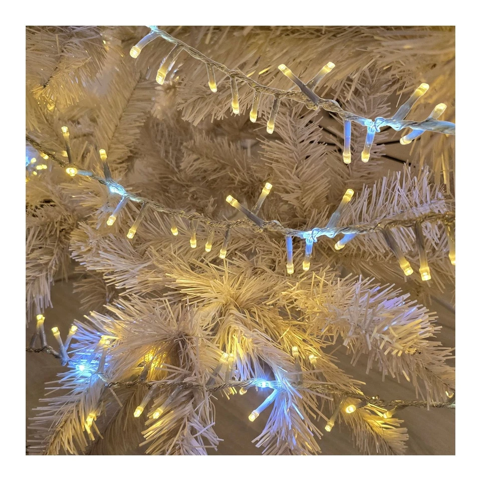 Lotti Filo Trasparente 1660 luci - LED Bianco caldo e Bianco freddo (30 + 4 mt) - Immagine 2 di 2