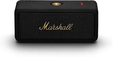 Marshall Emberton Portable Bluetooth Speaker - Black  Brass 1005696 