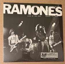 RAMONES LIVE AT THE ROXY 1976 LP VINYL NUMBERED EDITION #867 With POSTER