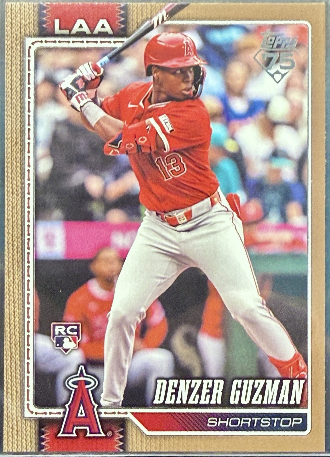 2026 Topps Series 2 - Denzer Guzman Gold /2026 #435 Angels RC