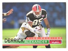 1995 SkyBox Impact NFL Football Cleveland Browns Derrick Alexander