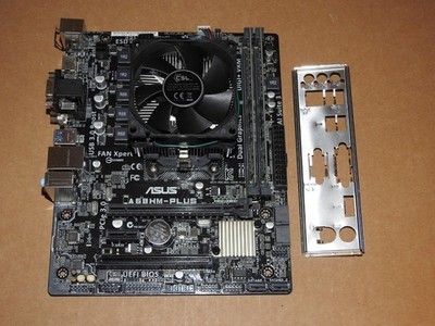 ASUS A68HM-PLUS Mainboard Motherboard Bundle 16GB RAM AMD A8-6600K