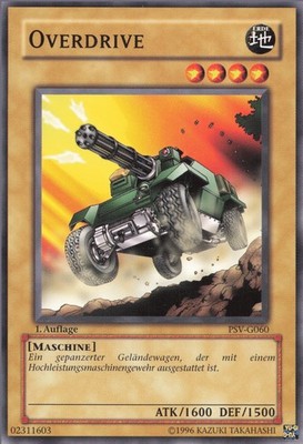 YuGiOh Overdrive (V.1) PSV-DE060 Common NM 1st