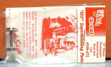 CAL-SCALE HO 33" WHEELS NONMAGNETIC STAINLESS STEEL FLUSH END AXLE # 190-472