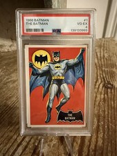 1966 TOPPS BATMAN #1 THE BATMAN PSA 4 ROOKIE CARD
