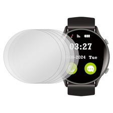 5pcs Watch Screen Protector 40mm Tempered Glass Anti-Spy Protection, Gray